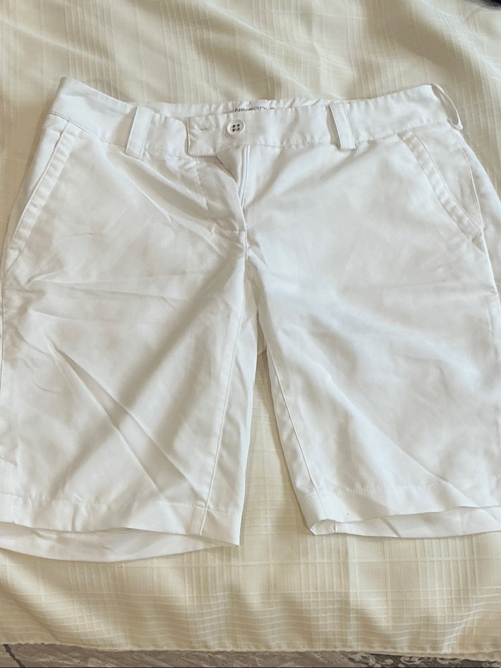 Nike White Women's Golf Shorts